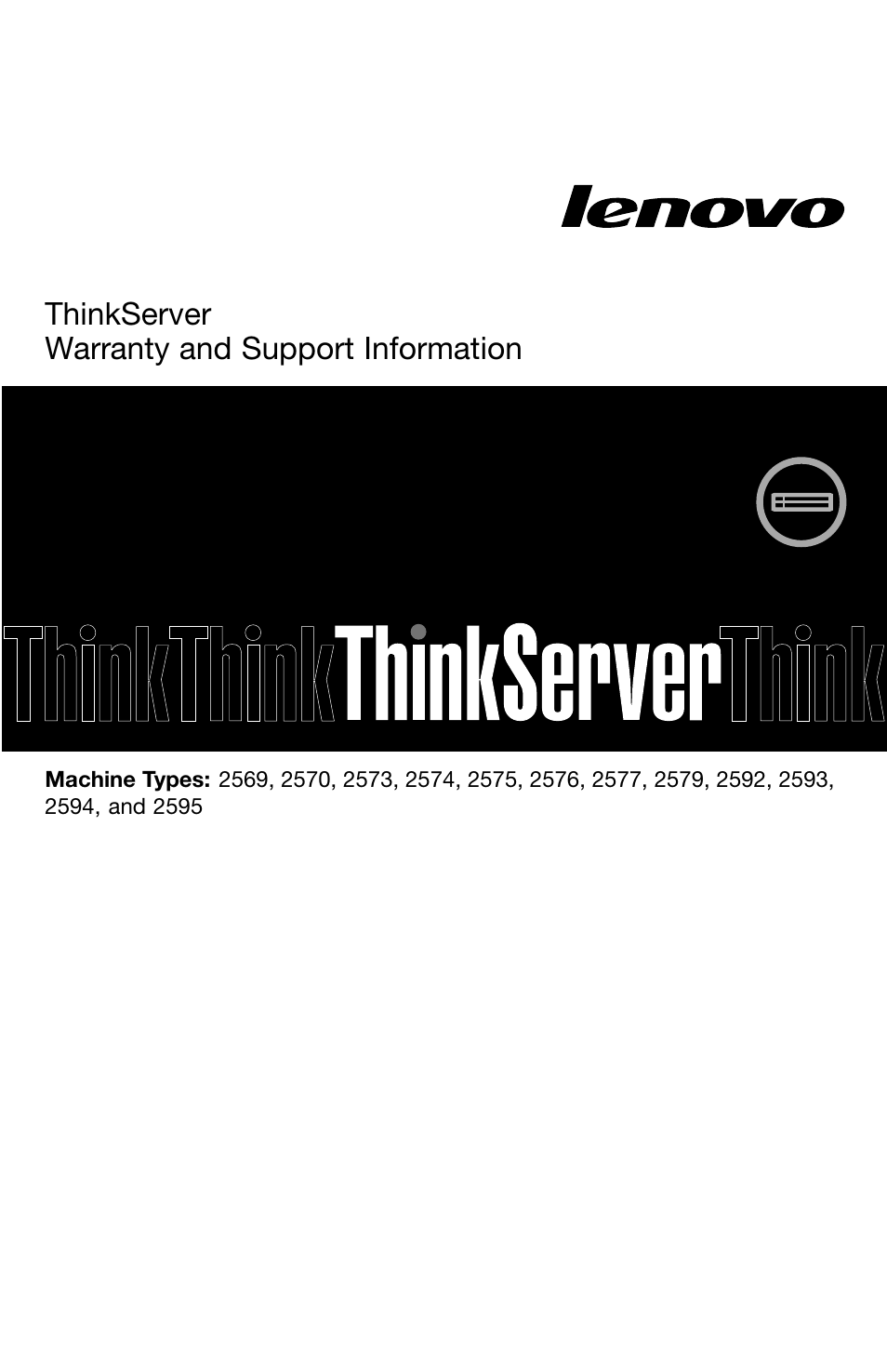 Lenovo ThinkServer RD530 User Manual | 36 pages