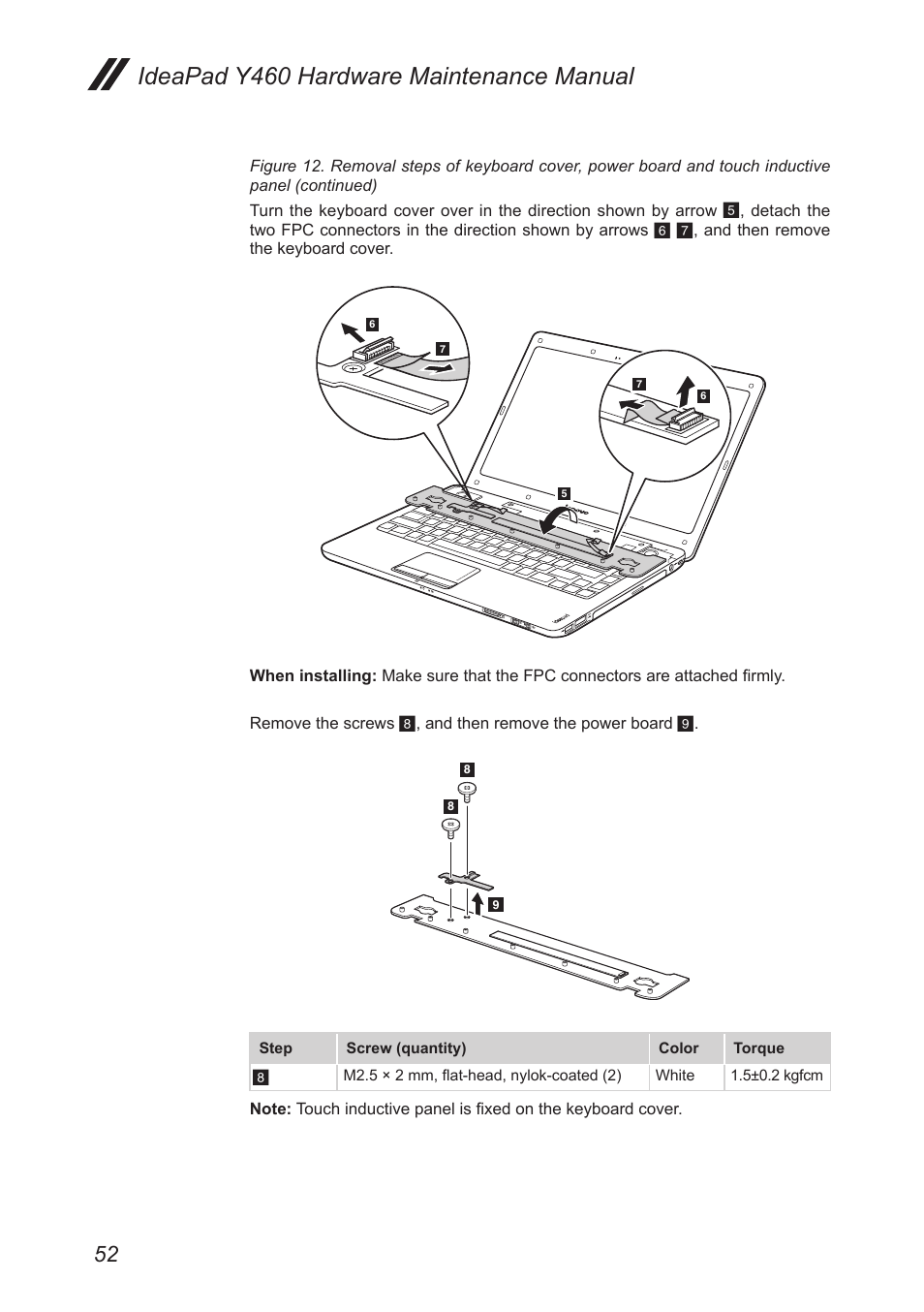 Ideapad y460 hardware maintenance manual | Lenovo IdeaPad Y460 User Manual | Page 56 / 97