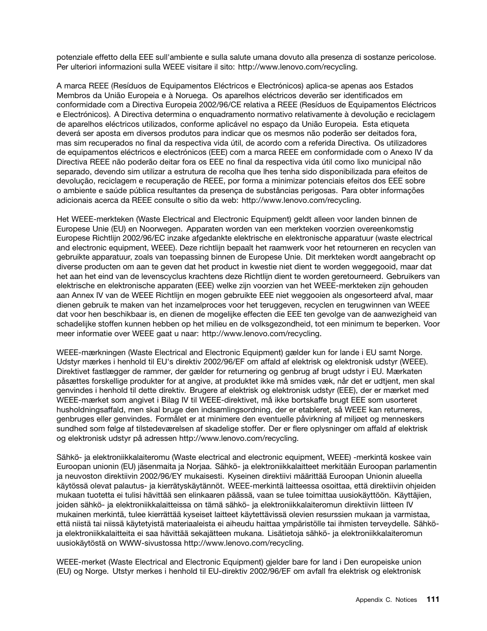 Lenovo ThinkServer RD230 User Manual | Page 123 / 134