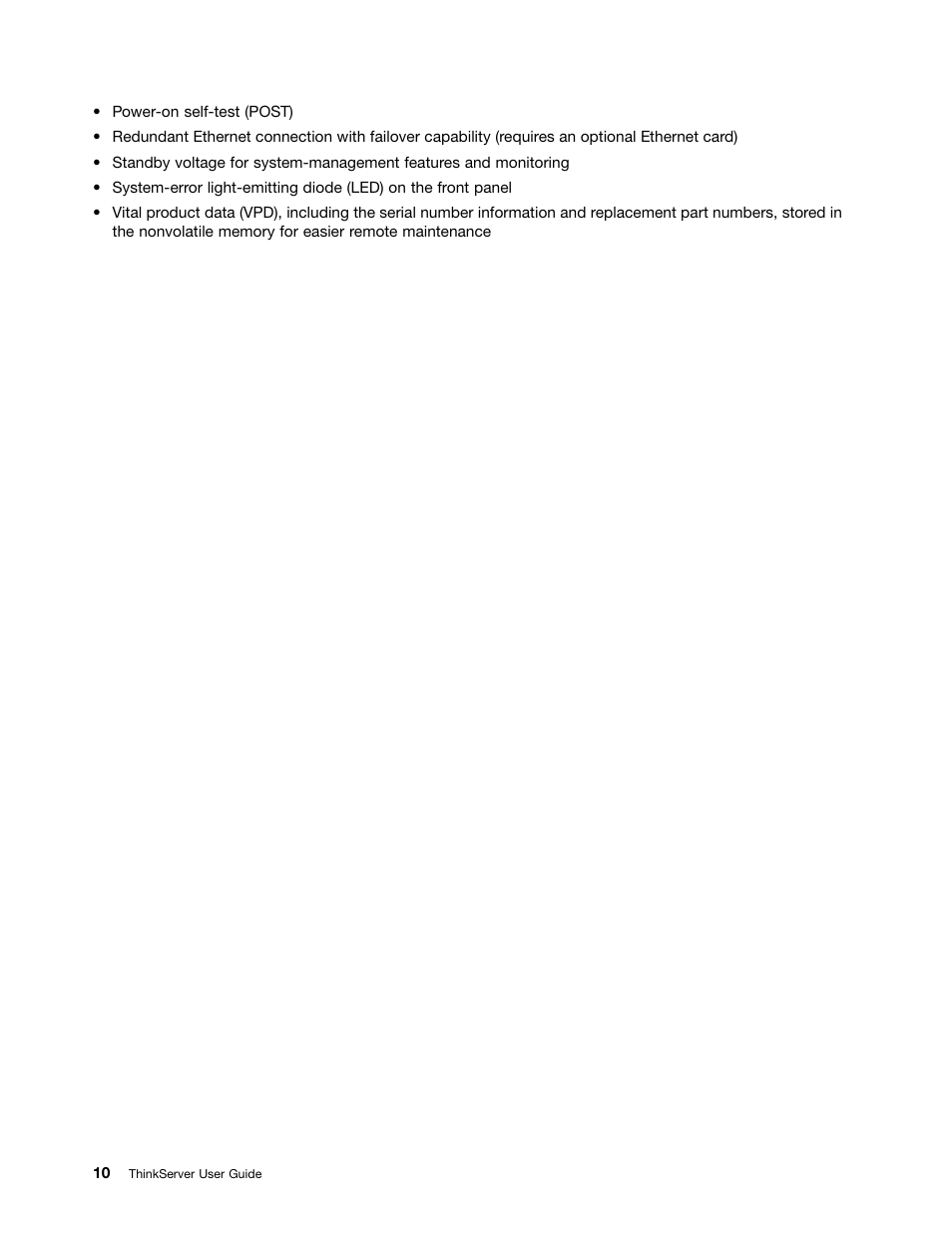 Lenovo ThinkServer RD230 User Manual | Page 22 / 134