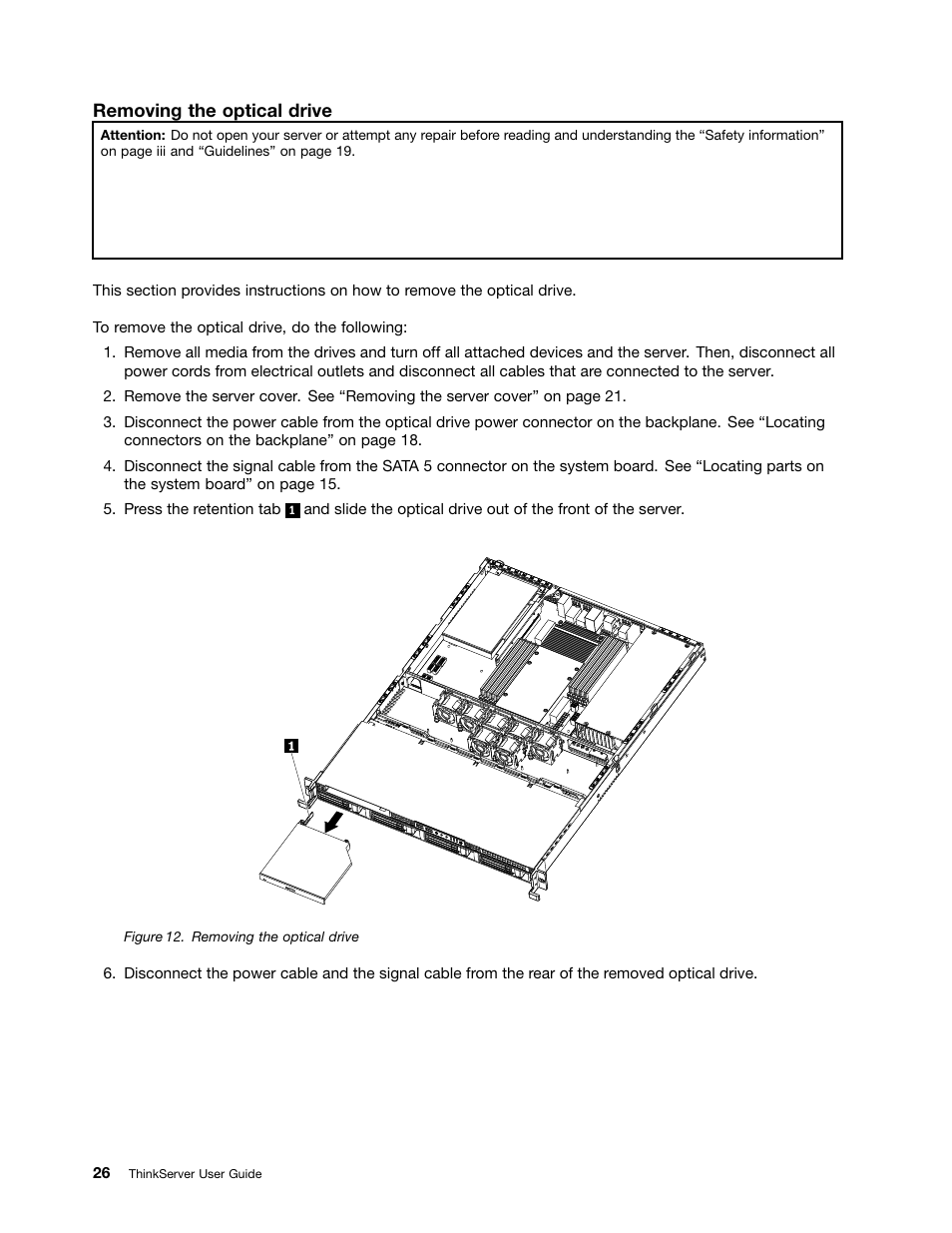Lenovo ThinkServer RD230 User Manual | Page 38 / 134