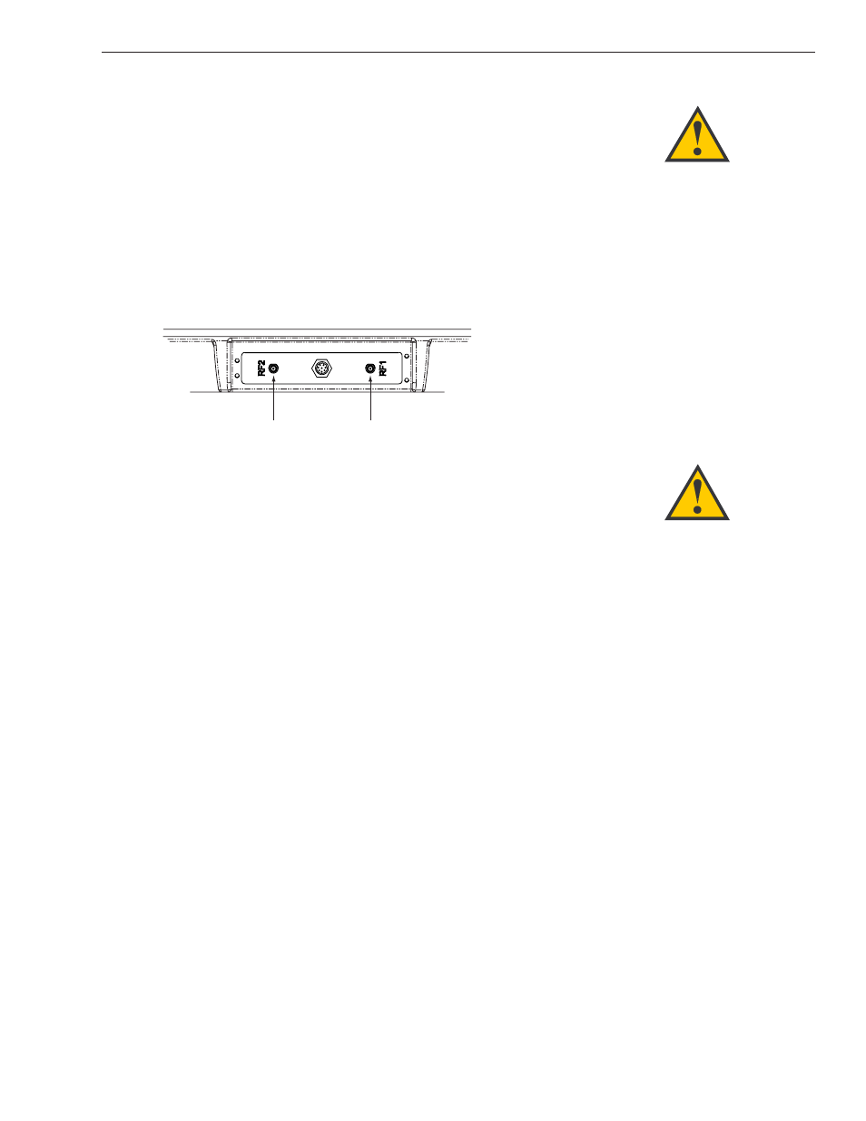 Used, Section 2.3.5, “connecting, The antenna rf signal cable to the ird | Provides installation directions, Efer to, Section 2.3.5, For details) | American Dish Service Vision C3 User Manual | Page 27 / 78