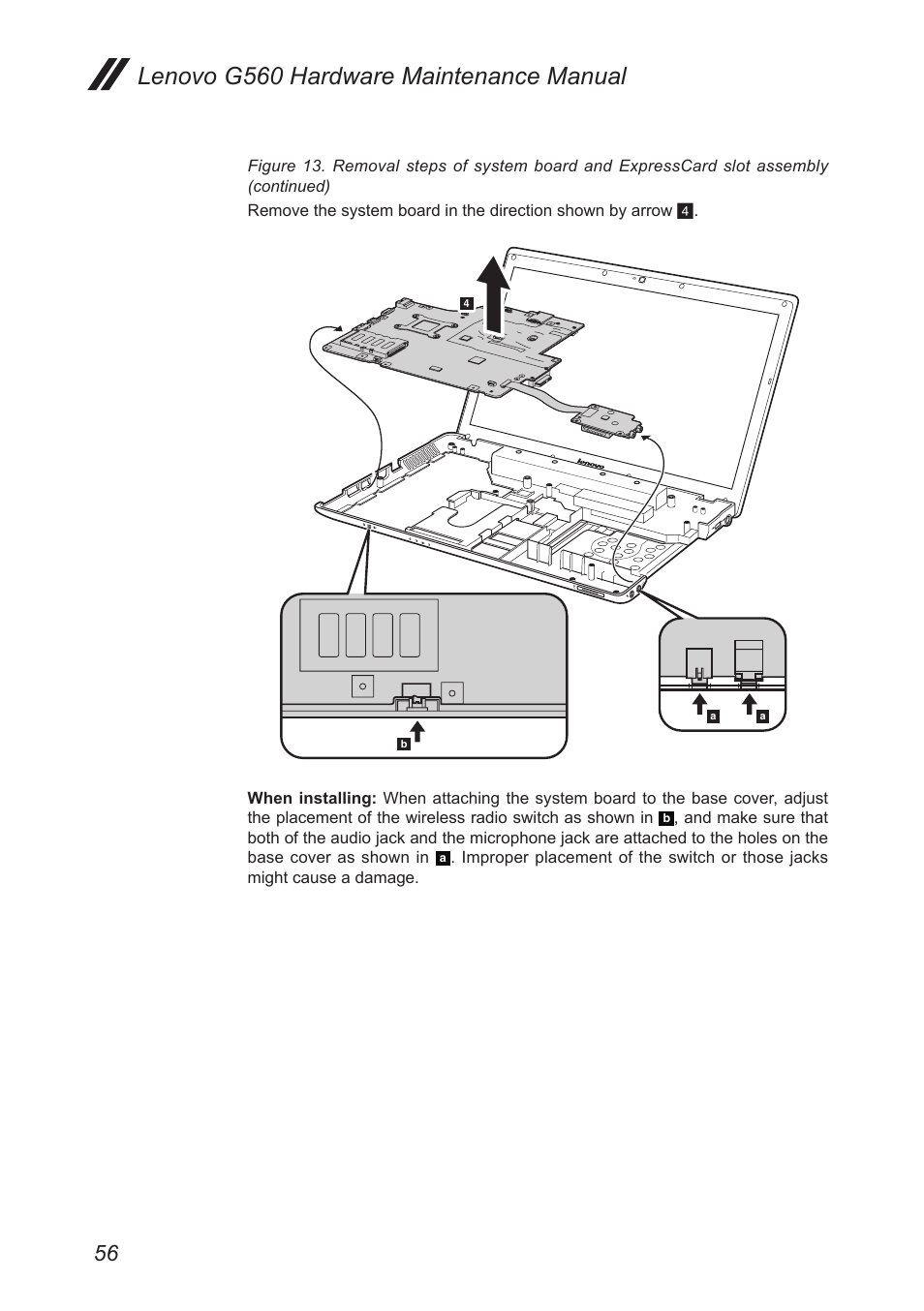 Lenovo g560 hardware maintenance manual | Lenovo G560 Notebook User Manual | Page 60 / 90