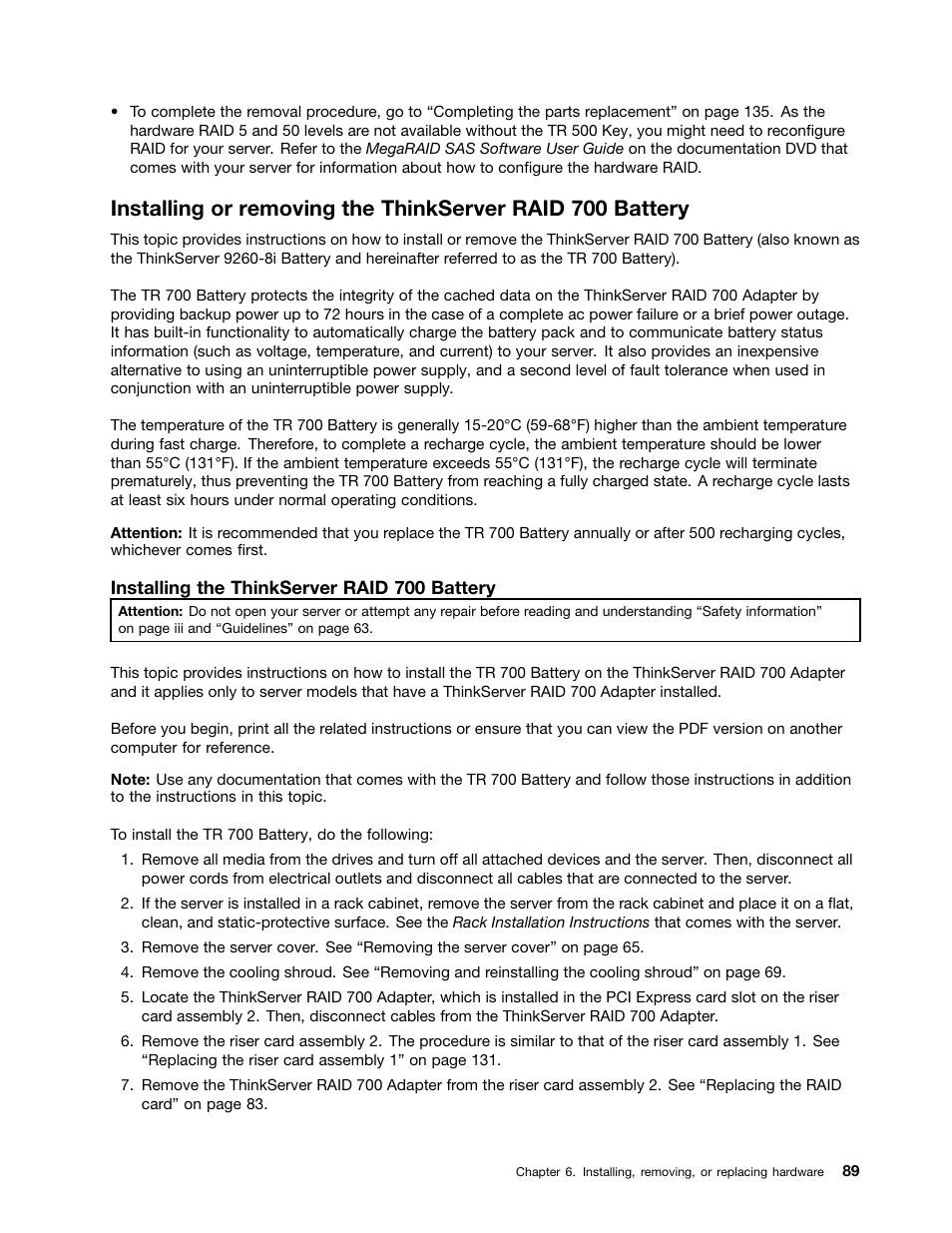 Lenovo ThinkServer RD530 User Manual | Page 101 / 174