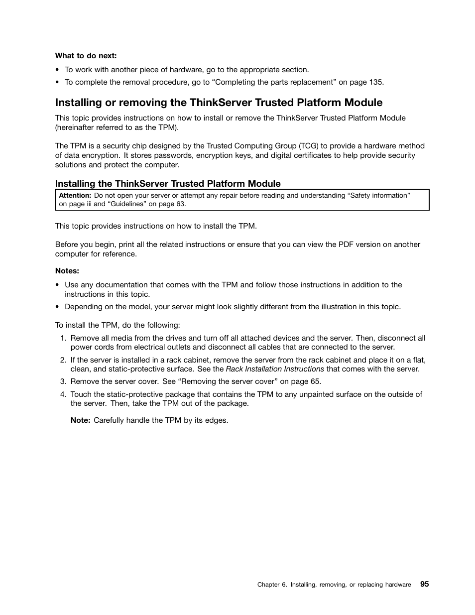 Lenovo ThinkServer RD530 User Manual | Page 107 / 174