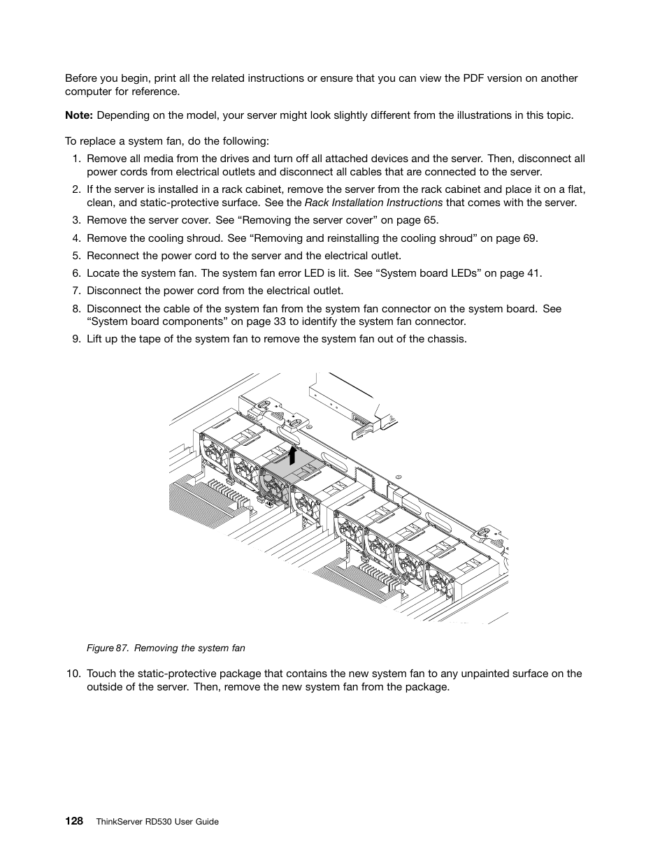 Lenovo ThinkServer RD530 User Manual | Page 140 / 174