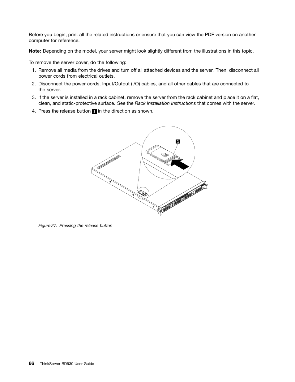 Lenovo ThinkServer RD530 User Manual | Page 78 / 174