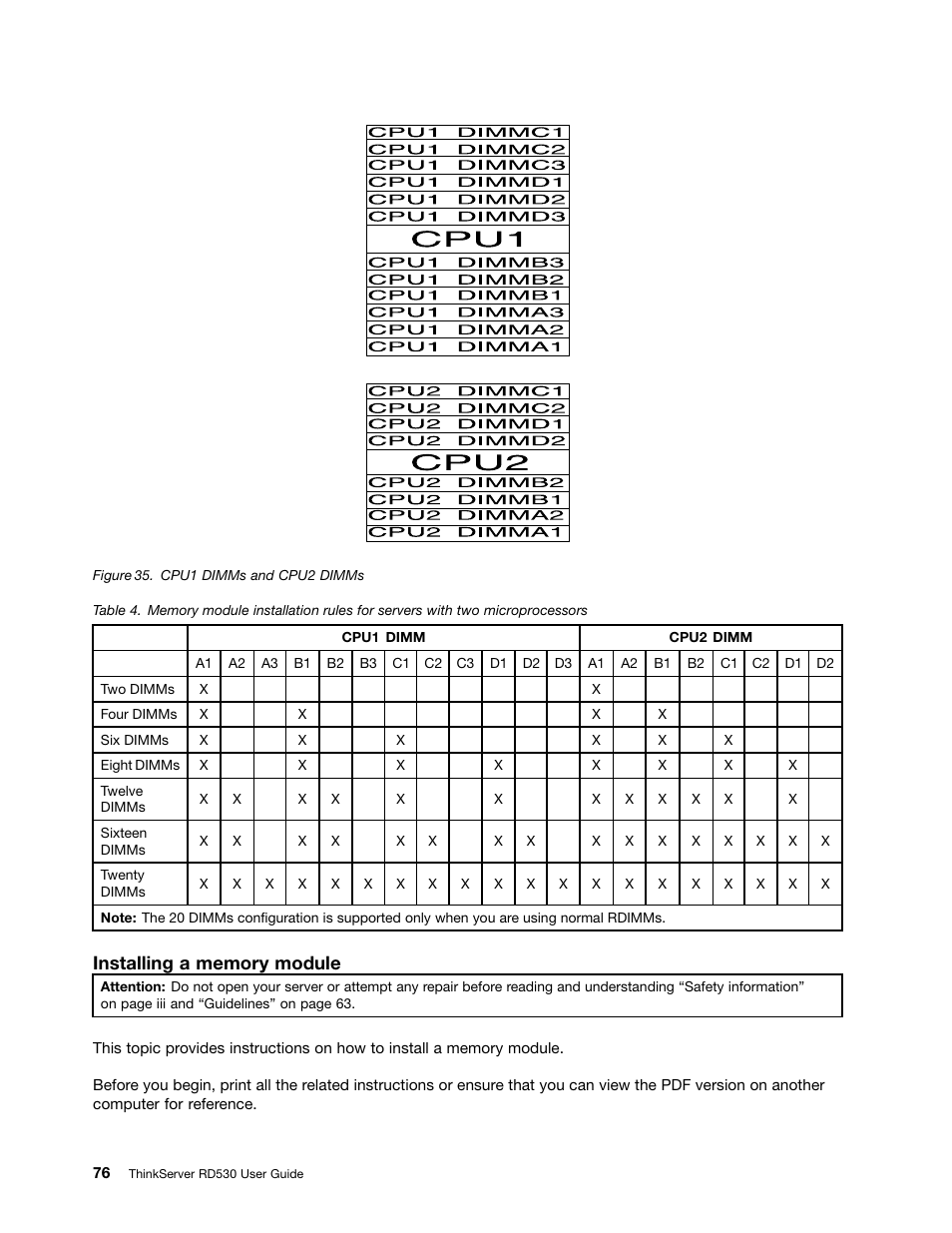 Lenovo ThinkServer RD530 User Manual | Page 88 / 174