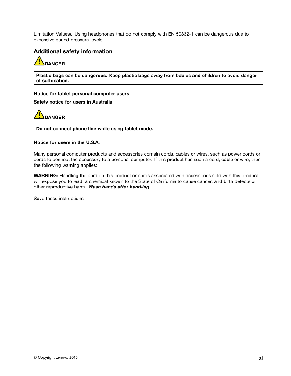 Lenovo ThinkPad X131e Chromebook User Manual | Page 13 / 80