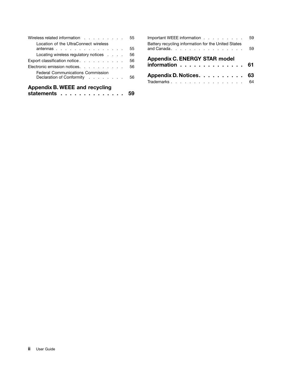 Lenovo ThinkPad X131e Chromebook User Manual | Page 4 / 80