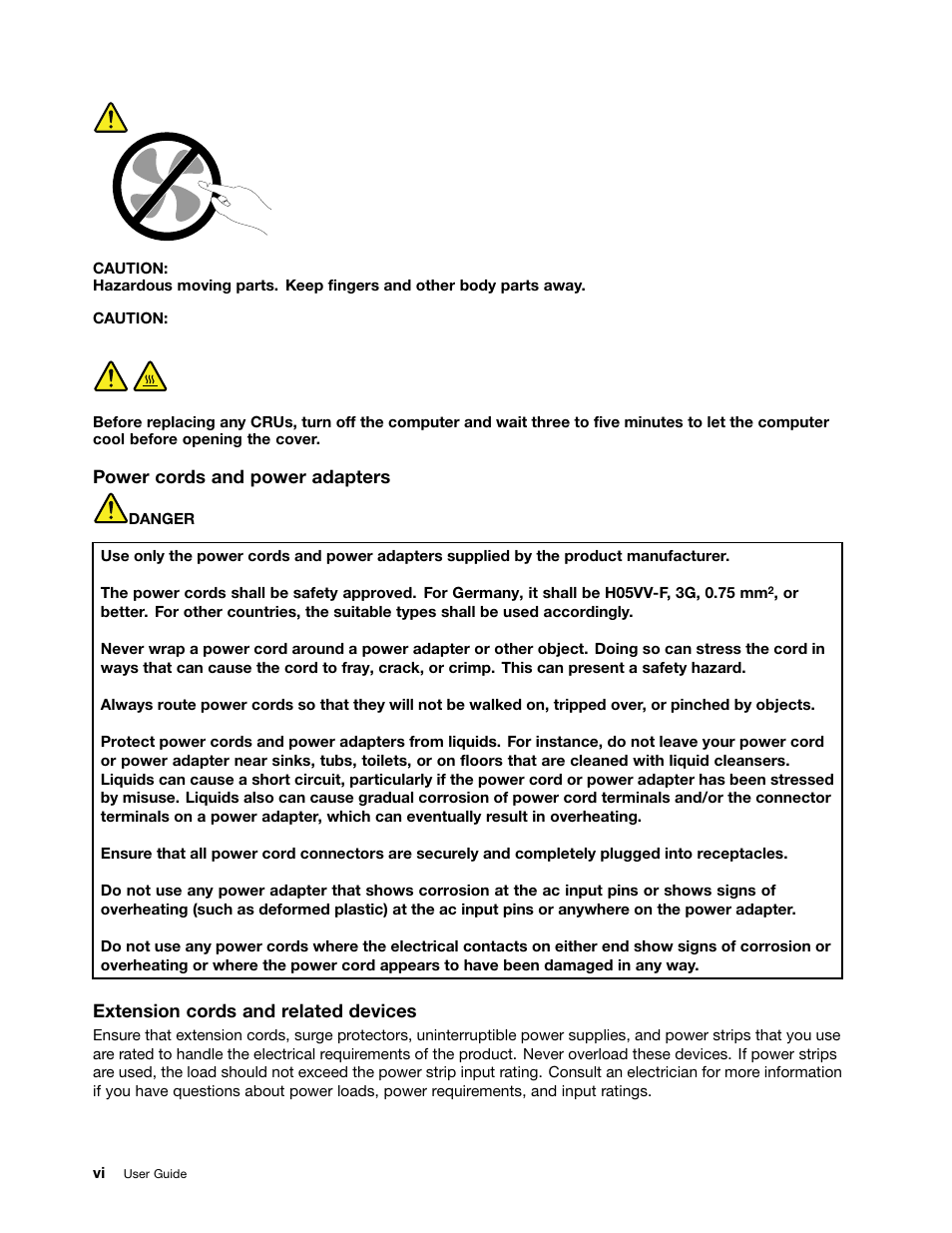 Lenovo ThinkPad X131e Chromebook User Manual | Page 8 / 80