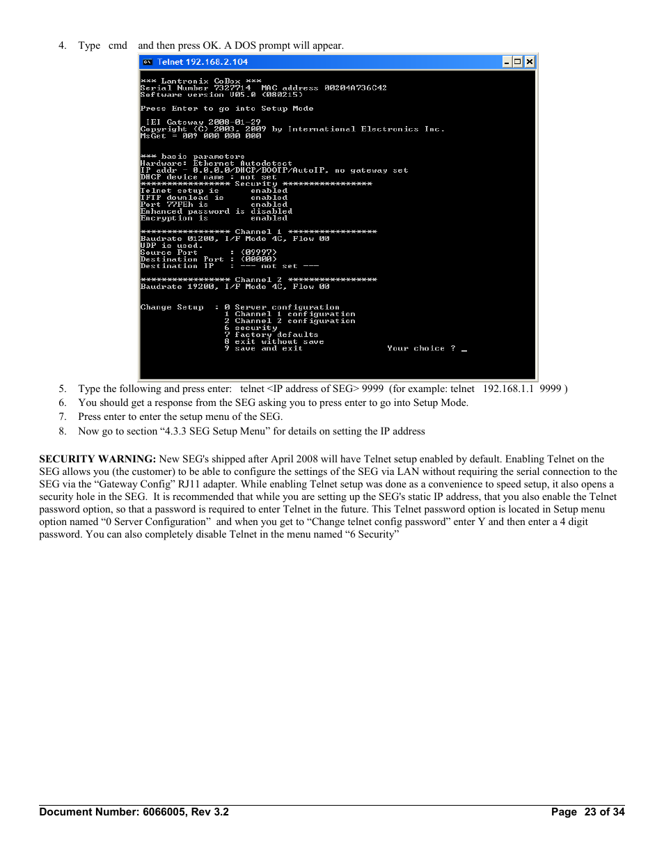 American International Electric SEG-M User Manual | Page 23 / 34