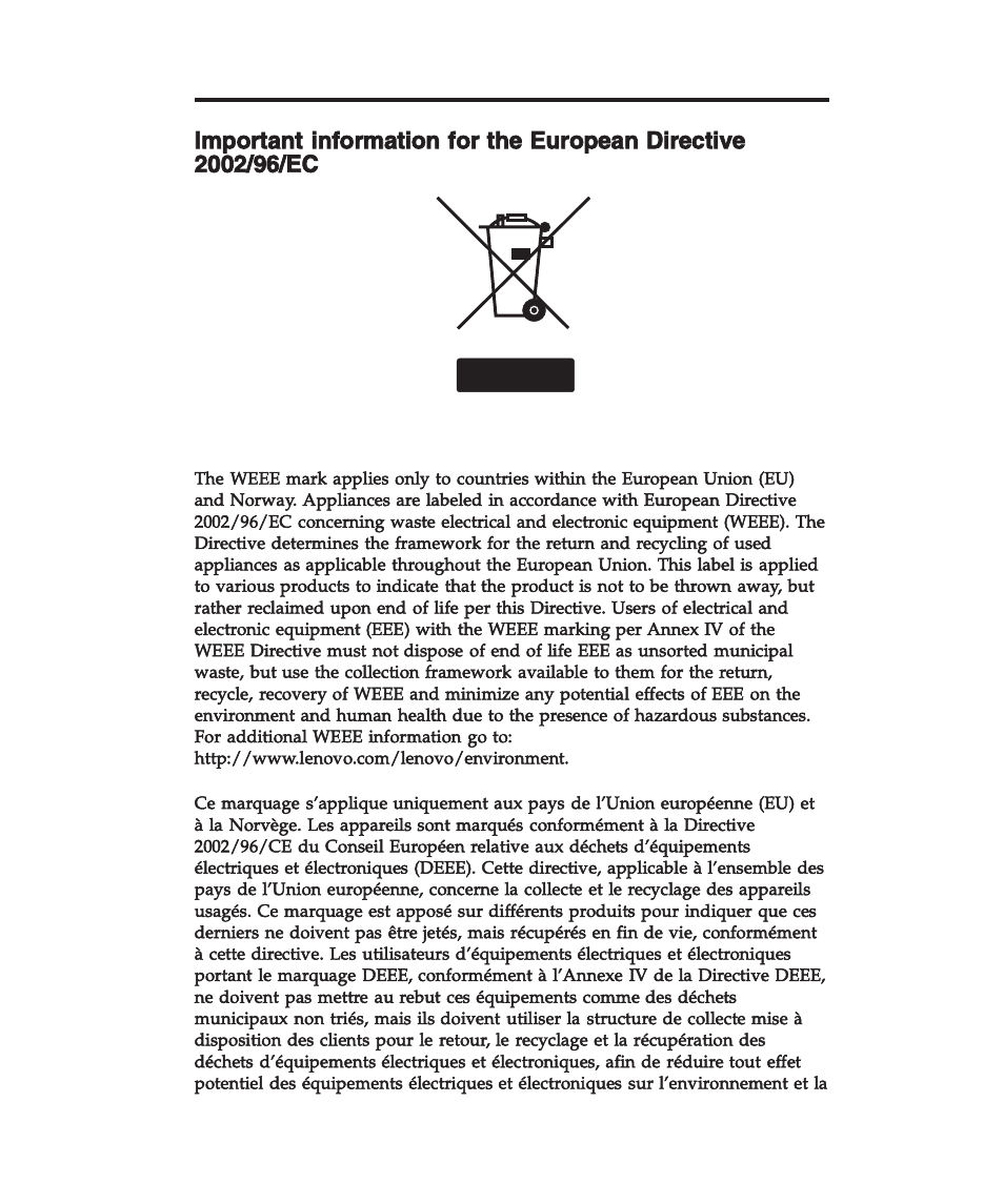 º±®³¿¬·±² º±® ¬¸» ы«®±°»¿² ь·®»½¬·ª» орросзксыэ | Lenovo LI2223s Wide LCD Monitor User Manual | Page 11 / 18