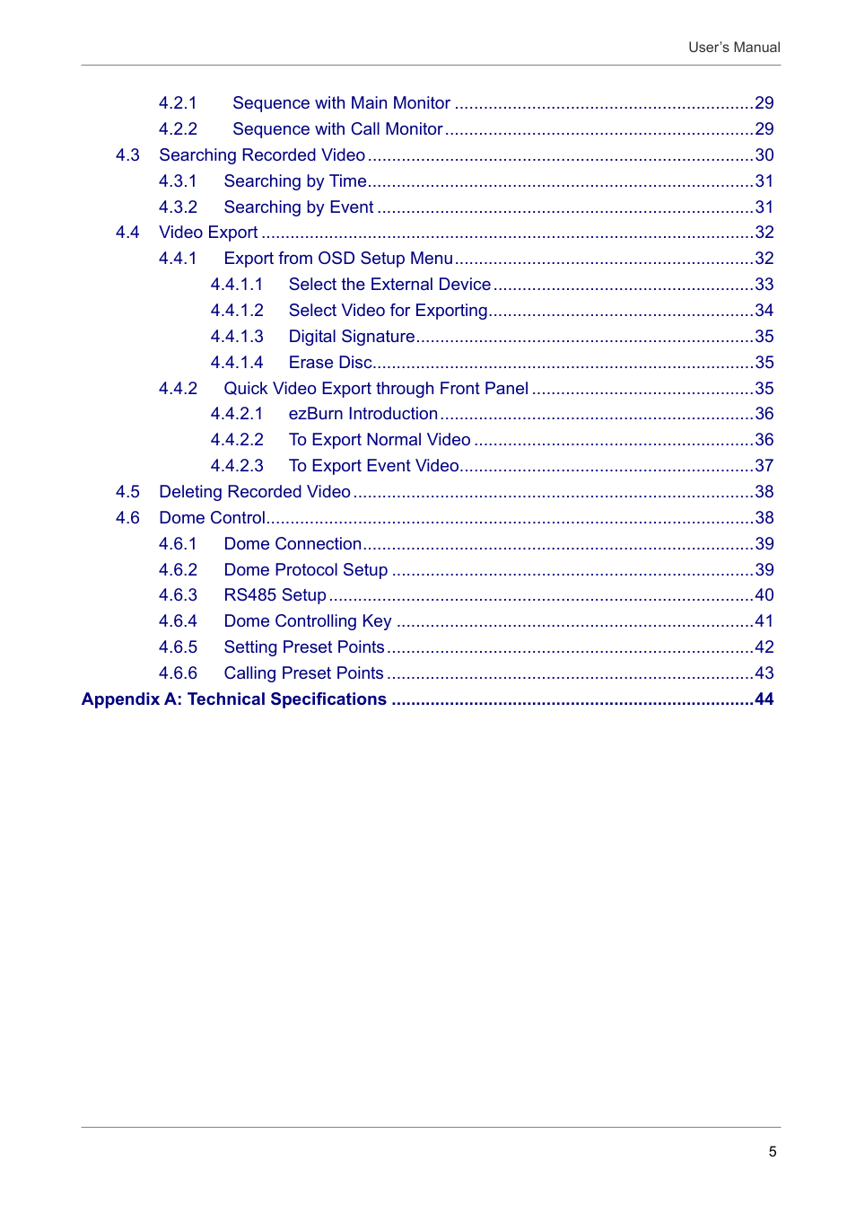 AVE MV DR16X User Manual | Page 6 / 46