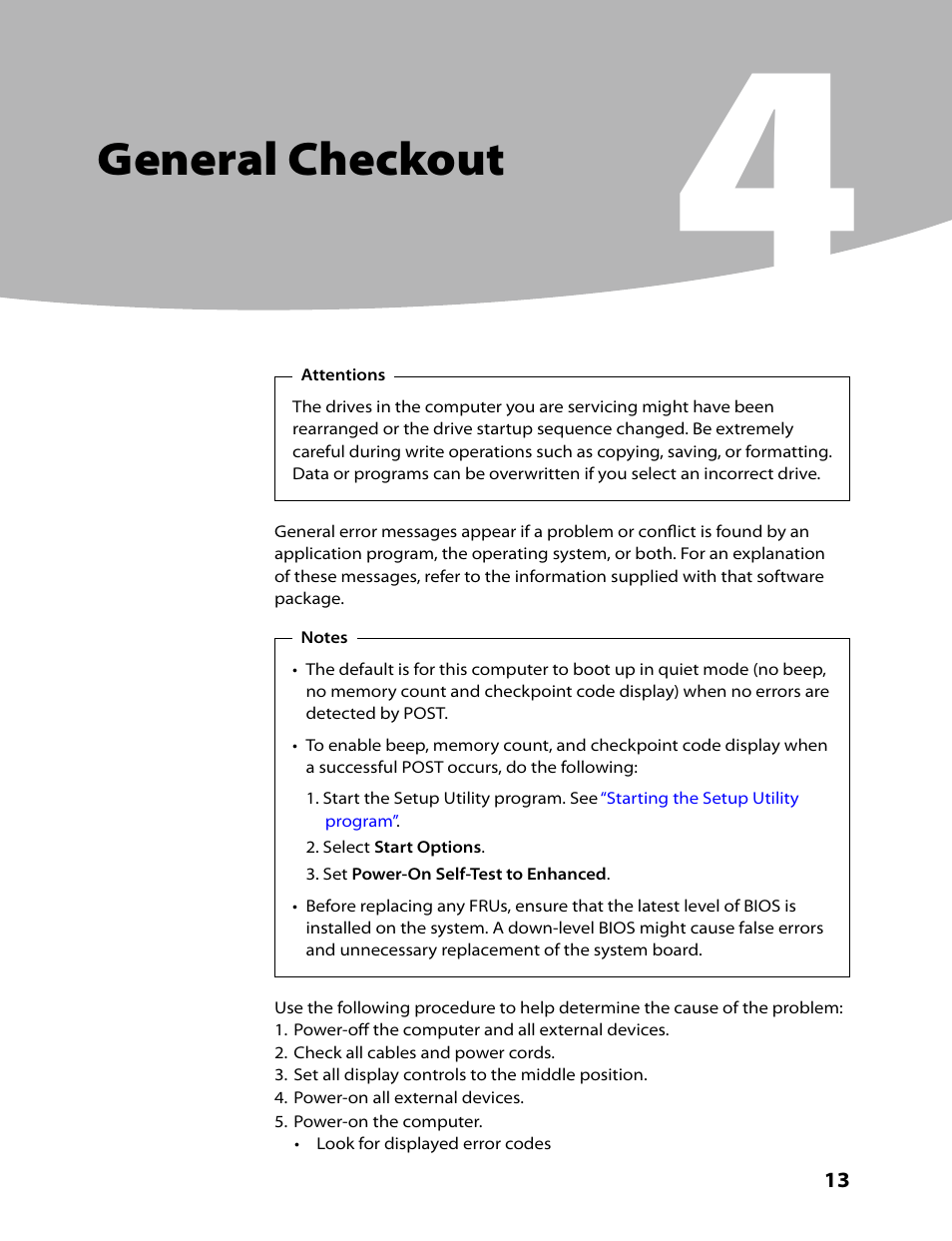 General checkout | Lenovo IdeaCentre B300 User Manual | Page 15 / 64