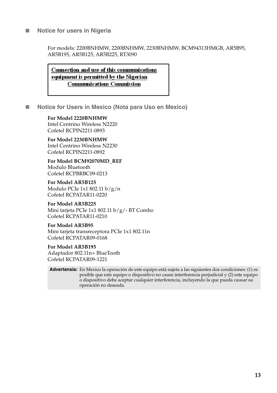 Lenovo IdeaPad S400u Notebook User Manual | Page 12 / 17