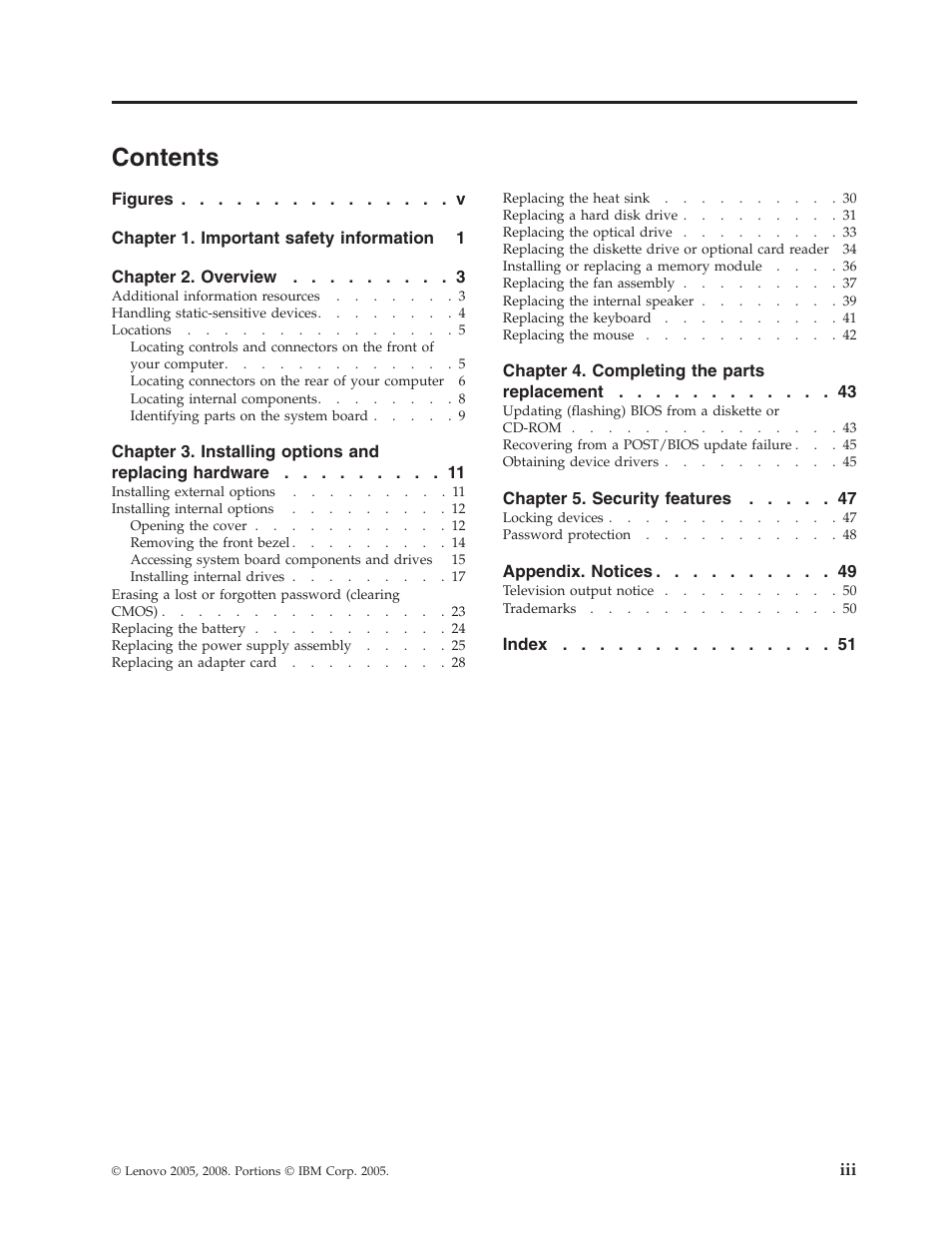 Lenovo THINKSTATION S10 User Manual | Page 5 / 62