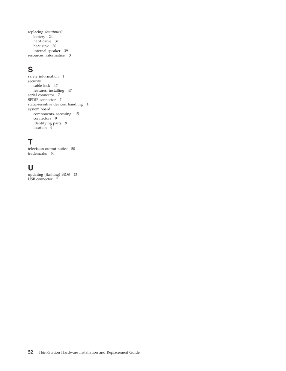 Lenovo THINKSTATION S10 User Manual | Page 60 / 62