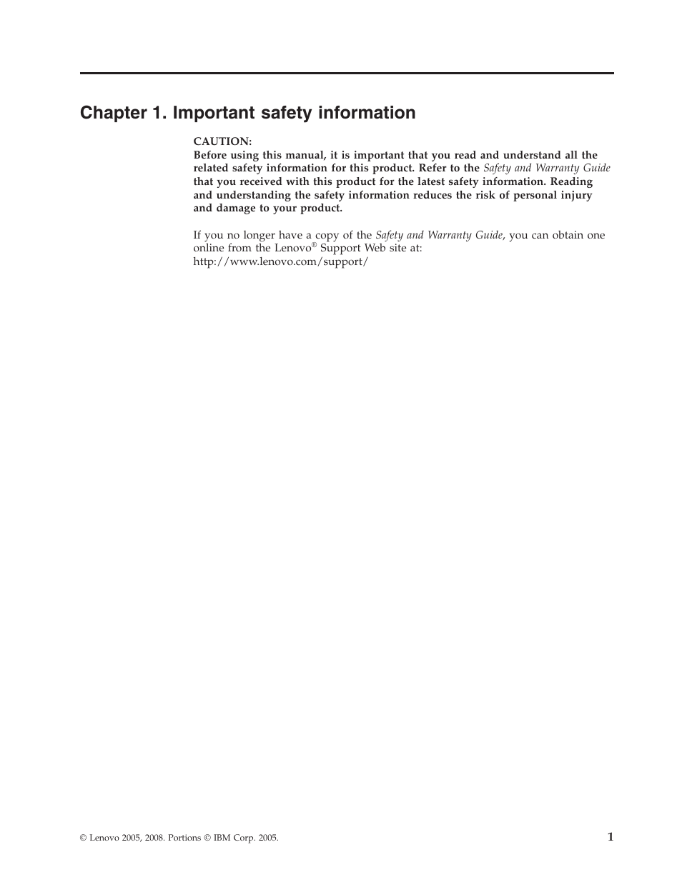 Chapter 1. important safety information, Chapter, Important | Safety, Information | Lenovo THINKSTATION S10 User Manual | Page 9 / 62