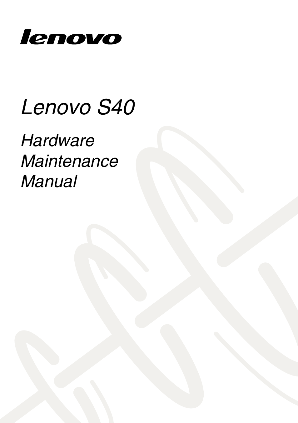 Lenovo S40-70 Notebook User Manual | 81 pages