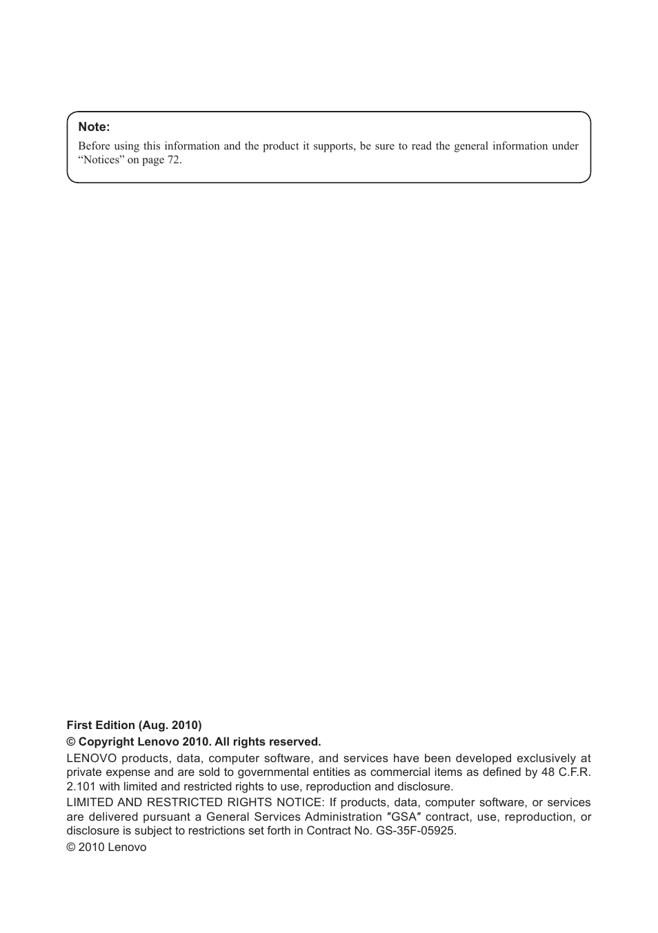 Lenovo IdeaPad U260 User Manual | Page 2 / 77