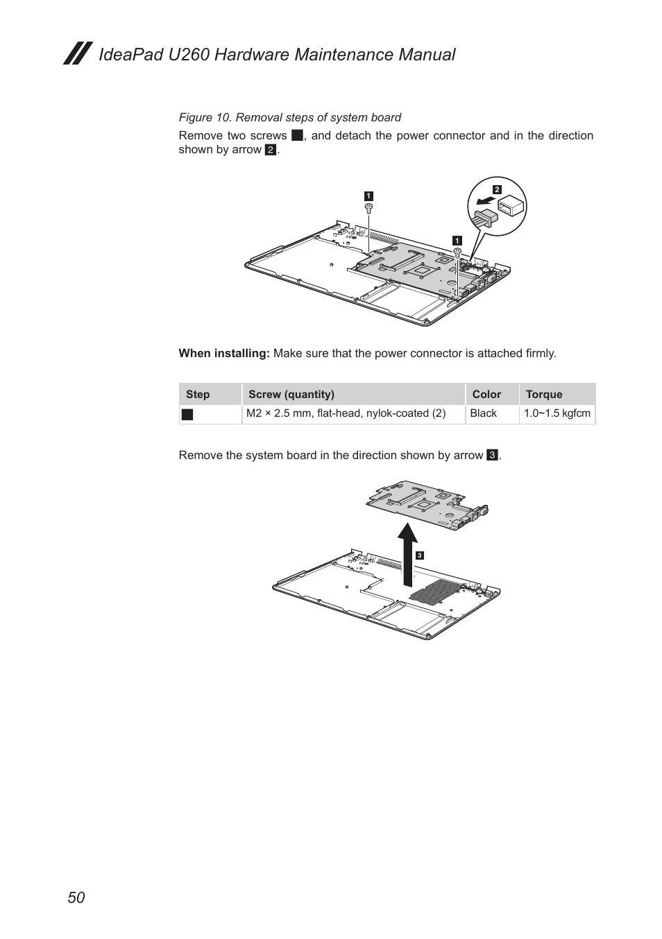 Ideapad u260 hardware maintenance manual | Lenovo IdeaPad U260 User Manual | Page 54 / 77