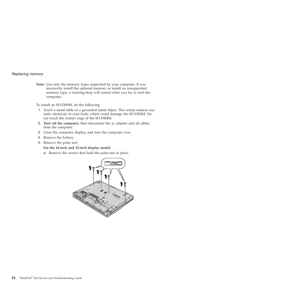 Lenovo ThinkPad T60p User Manual | Page 42 / 86