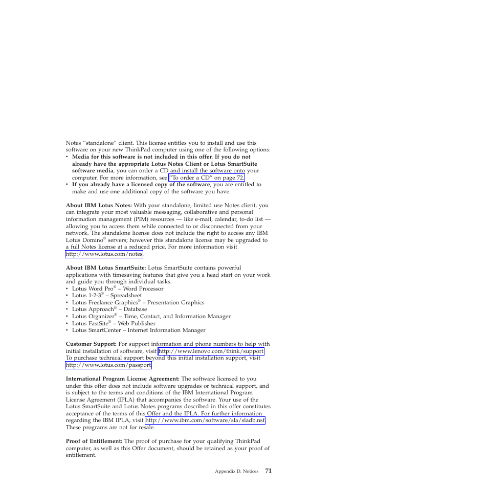 Lenovo ThinkPad T60p User Manual | Page 79 / 86
