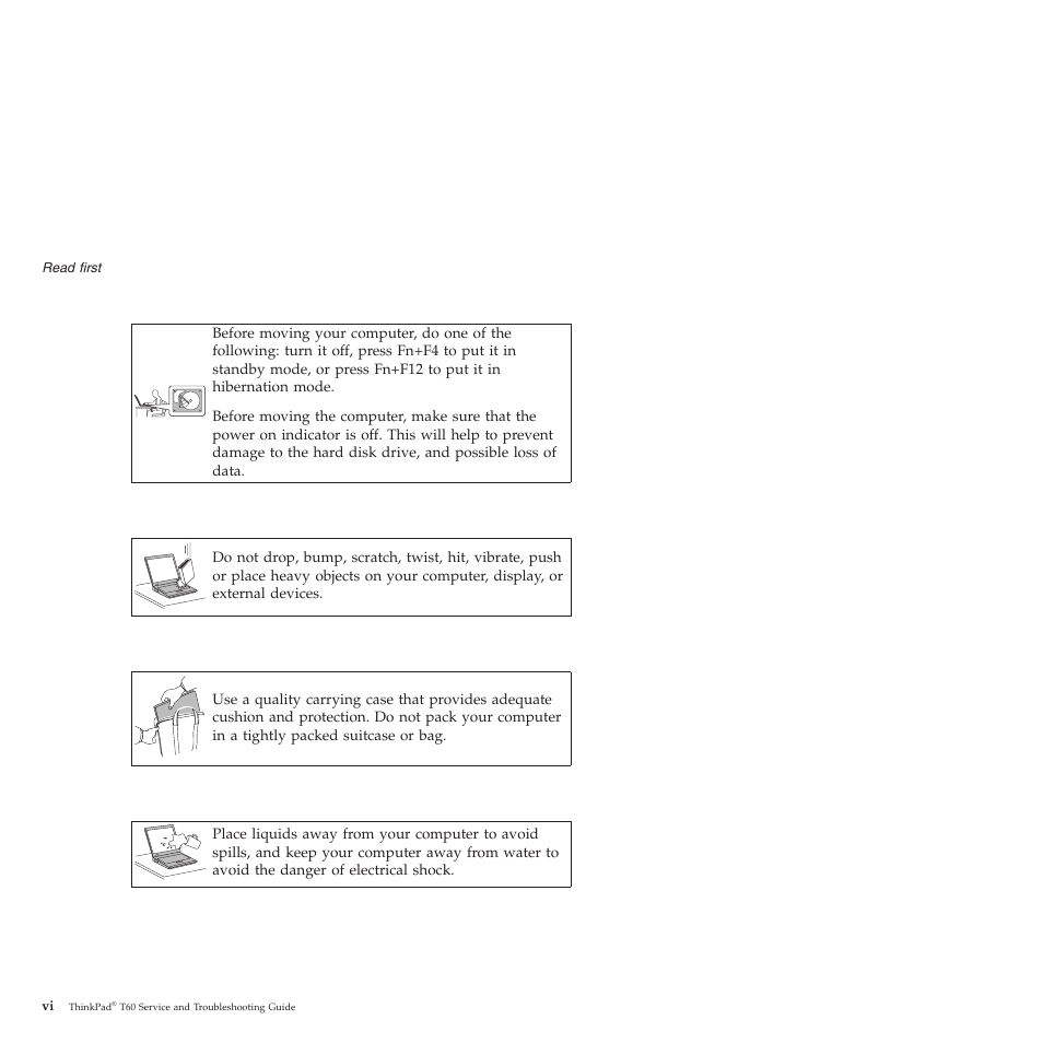 Lenovo ThinkPad T60p User Manual | Page 8 / 86