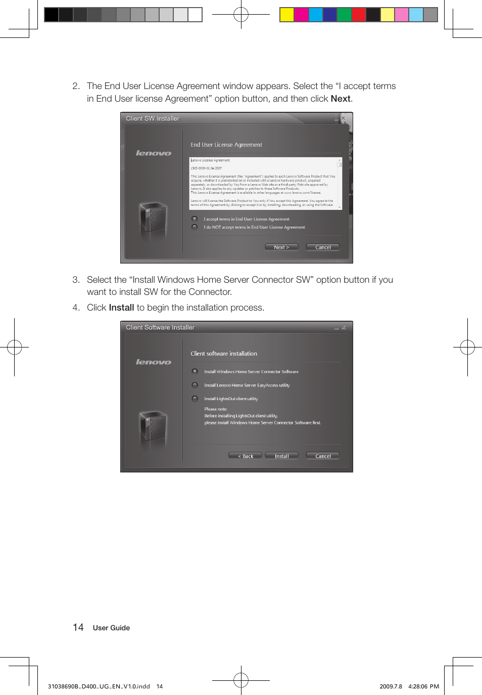 Lenovo D400 Desktop IdeaCentre User Manual | Page 19 / 65