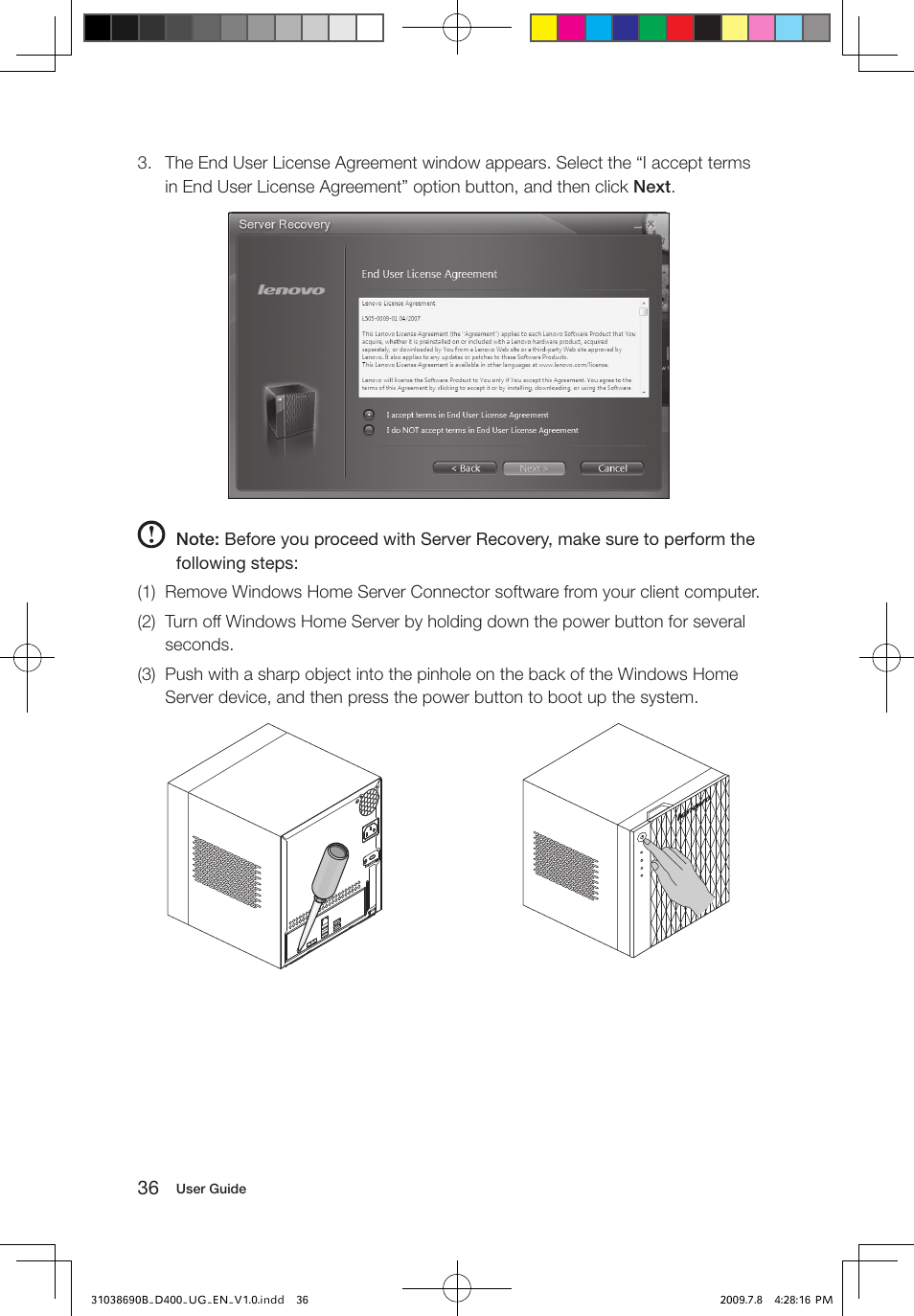 Lenovo D400 Desktop IdeaCentre User Manual | Page 41 / 65