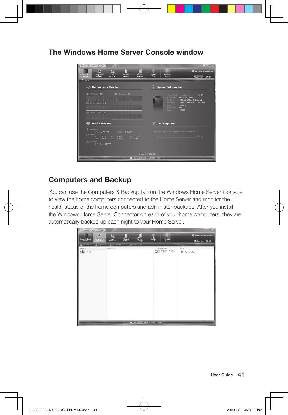 Lenovo D400 Desktop IdeaCentre User Manual | Page 46 / 65