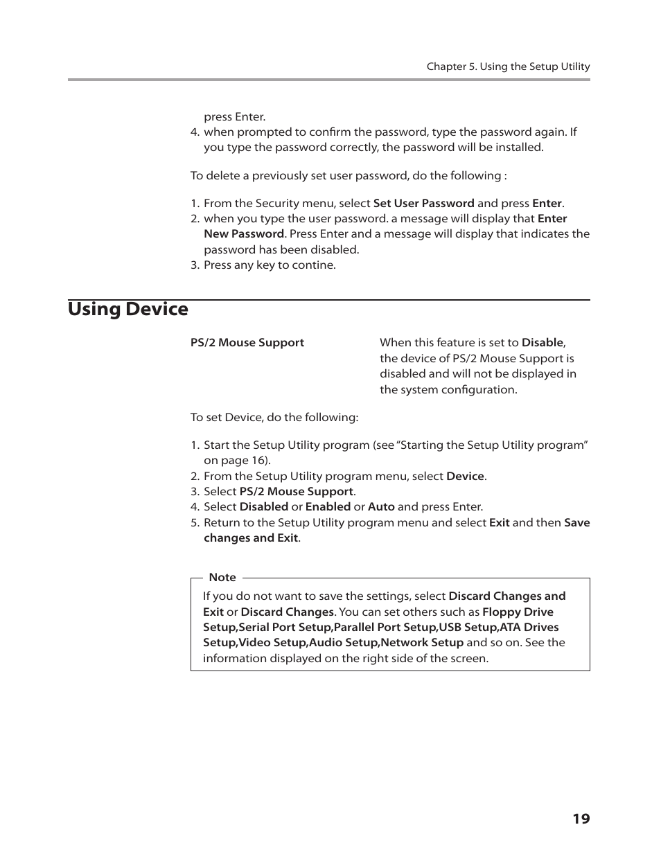 Using device | Lenovo IdeaCentre Q200 User Manual | Page 21 / 55