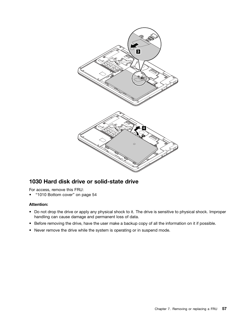 1030 hard disk drive or solid-state drive | Lenovo ThinkPad 11e User Manual | Page 63 / 94