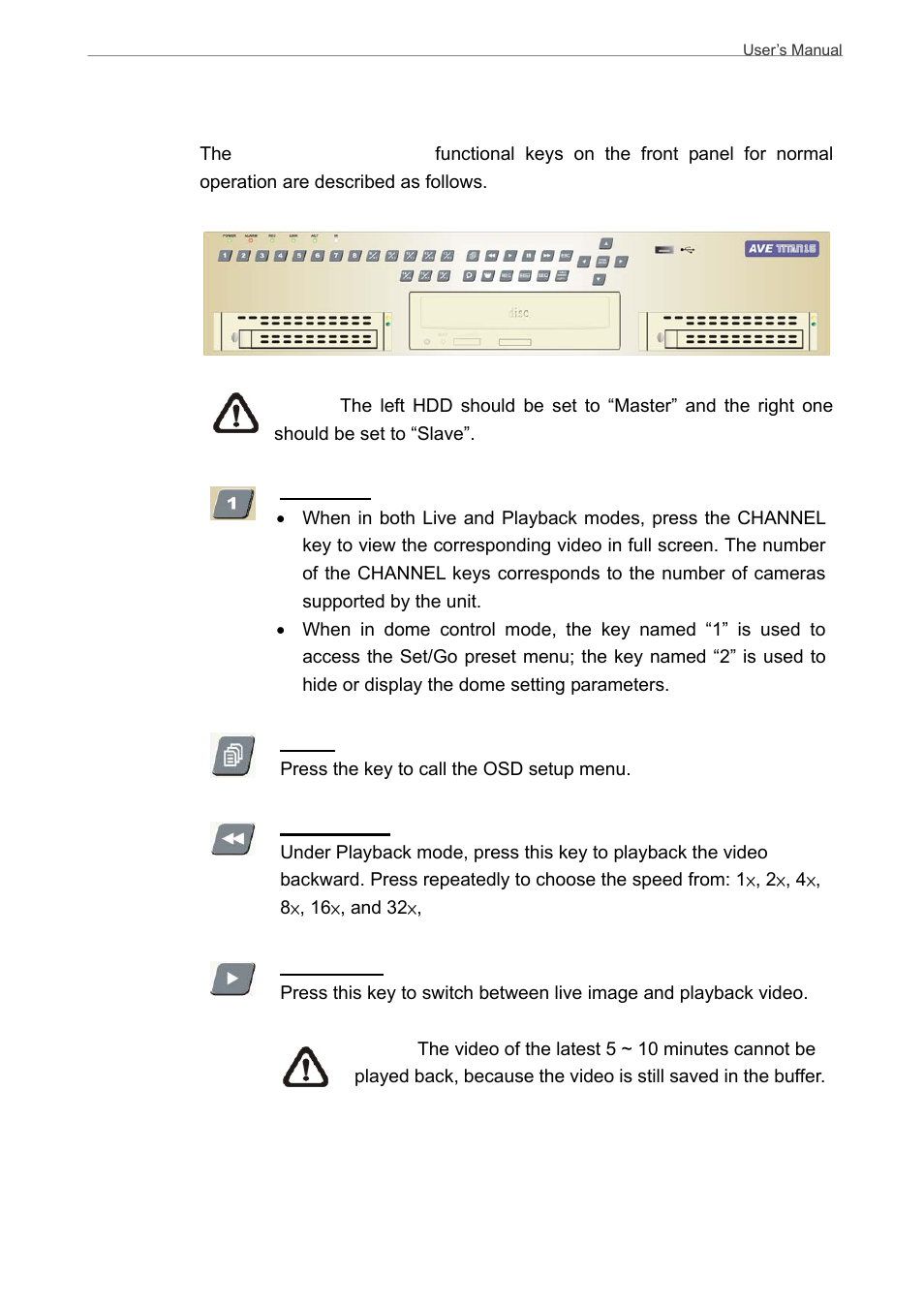 2 function keys, Function keys | AVE MV DR8T User Manual | Page 13 / 40