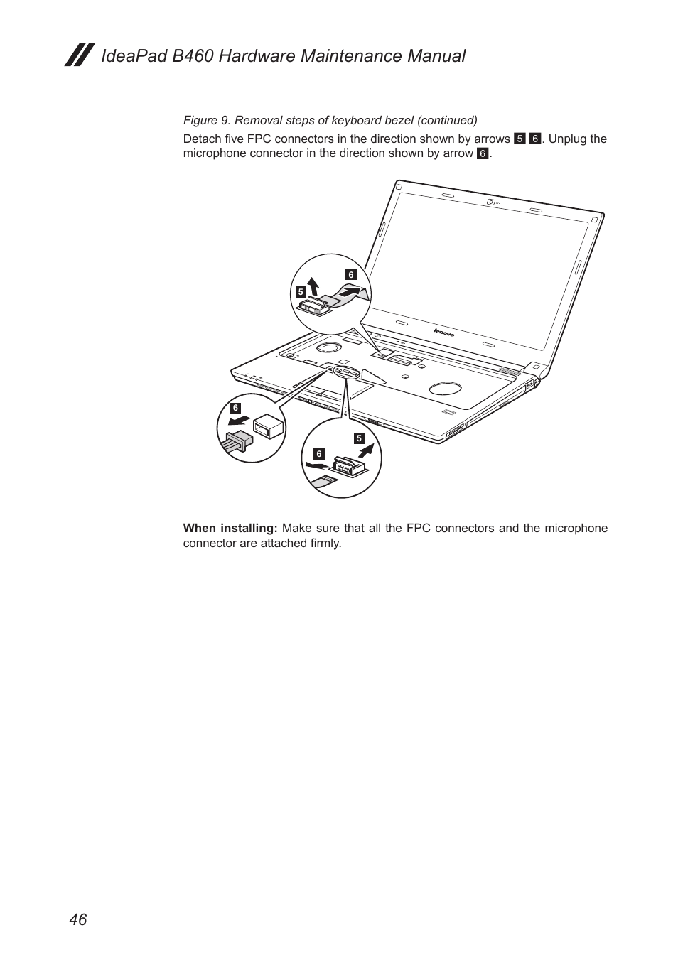 Ideapad b460 hardware maintenance manual | Lenovo B460 Notebook User Manual | Page 50 / 88