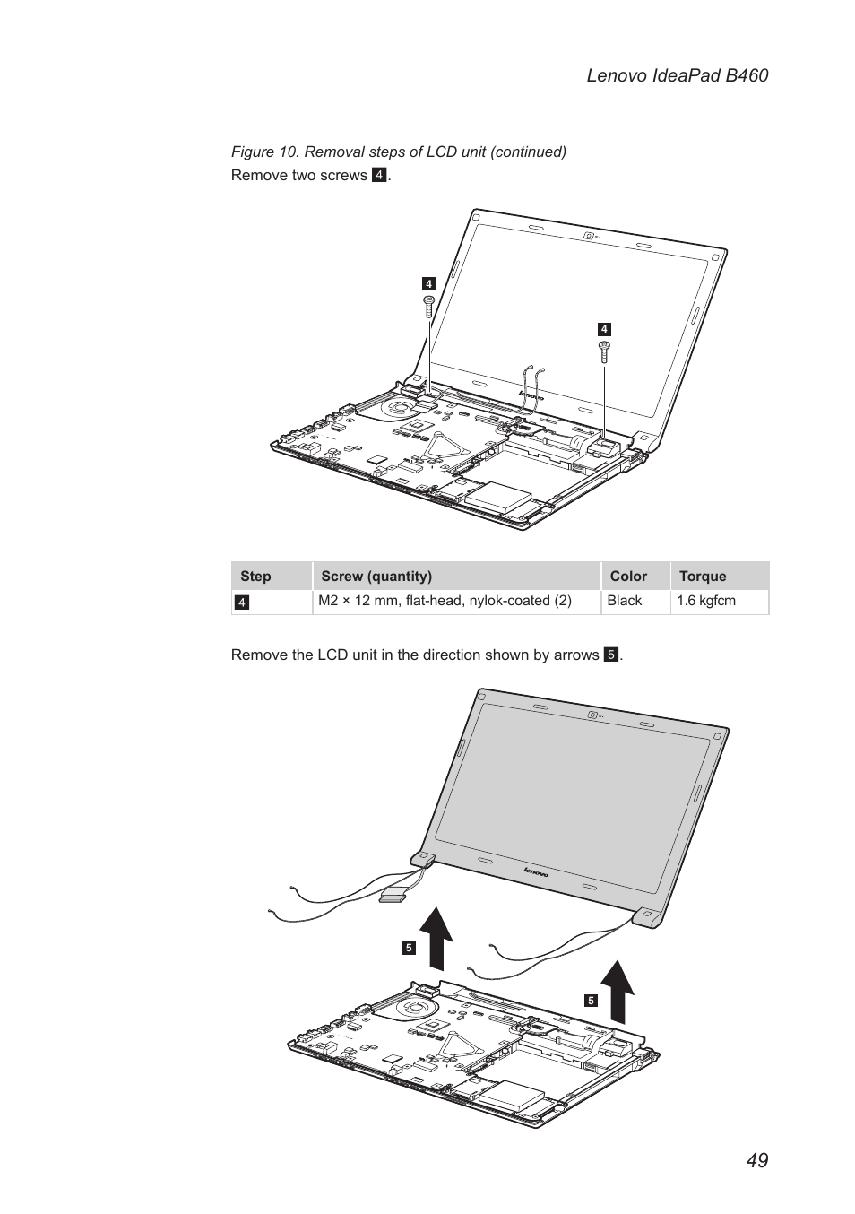 Lenovo ideapad b460 | Lenovo B460 Notebook User Manual | Page 53 / 88