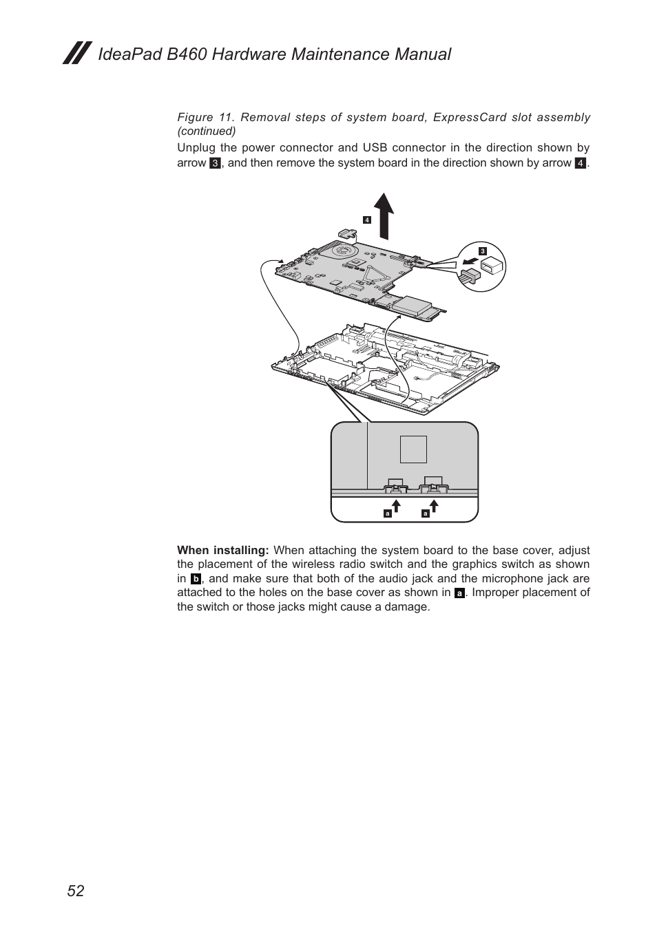 Ideapad b460 hardware maintenance manual | Lenovo B460 Notebook User Manual | Page 56 / 88