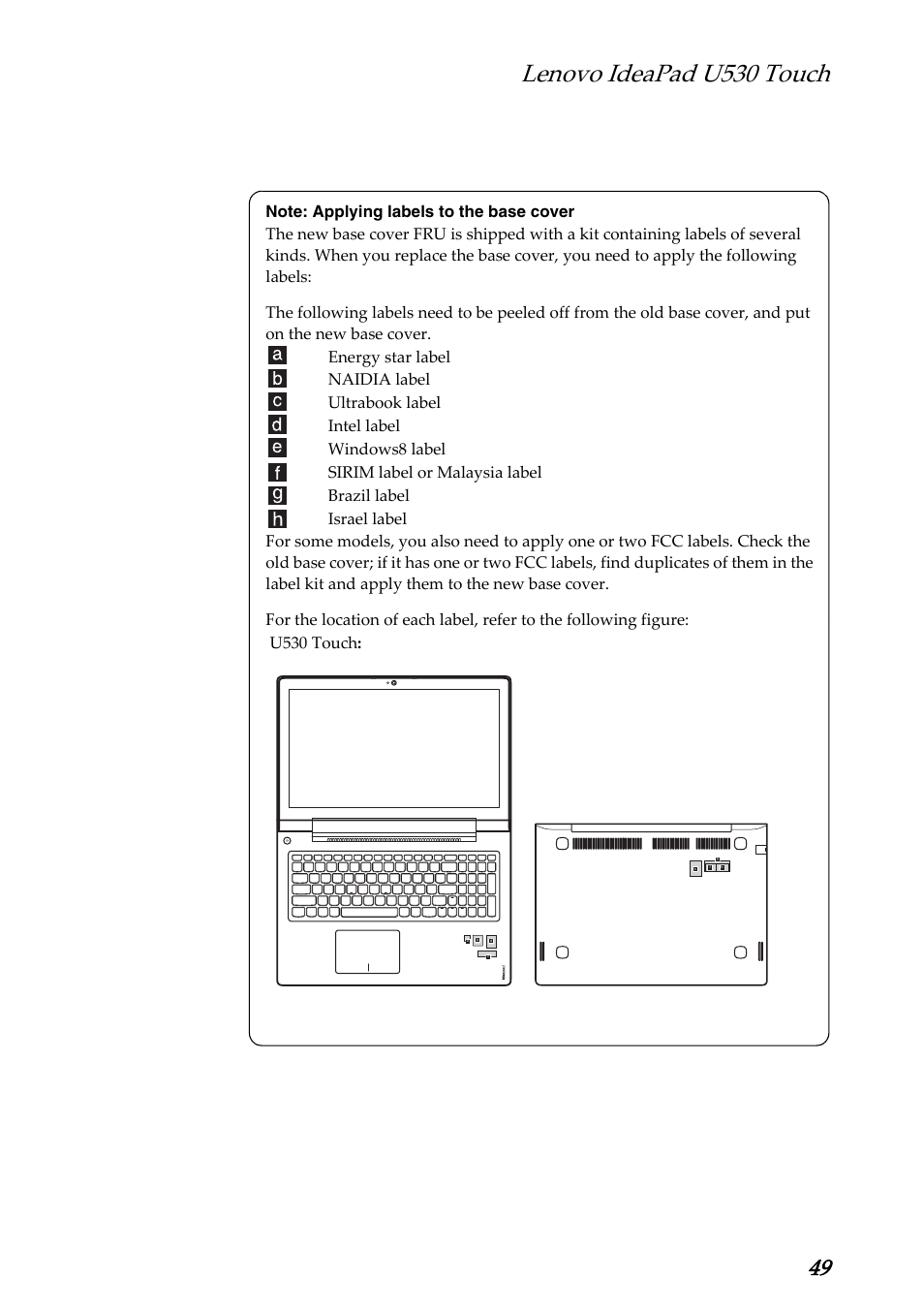 Lenovo ideapad u530 touch | Lenovo IdeaPad U530 Touch Notebook User Manual | Page 53 / 77