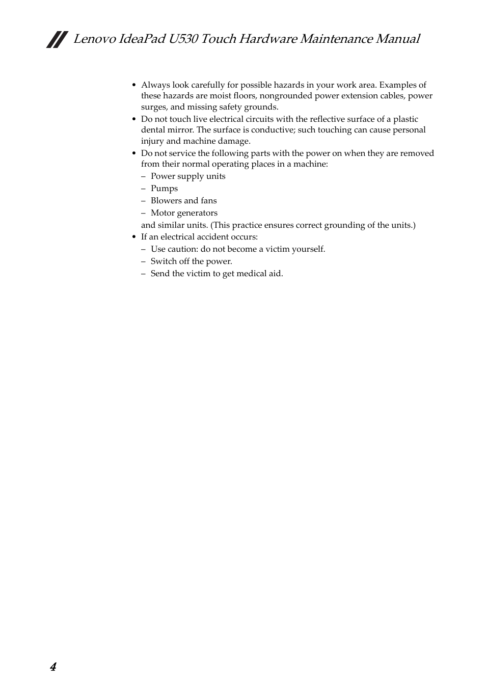 Lenovo IdeaPad U530 Touch Notebook User Manual | Page 8 / 77
