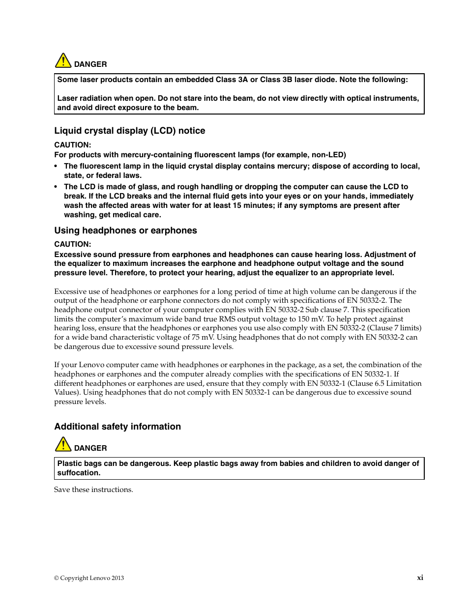 Lenovo E4430 User Manual | Page 13 / 76