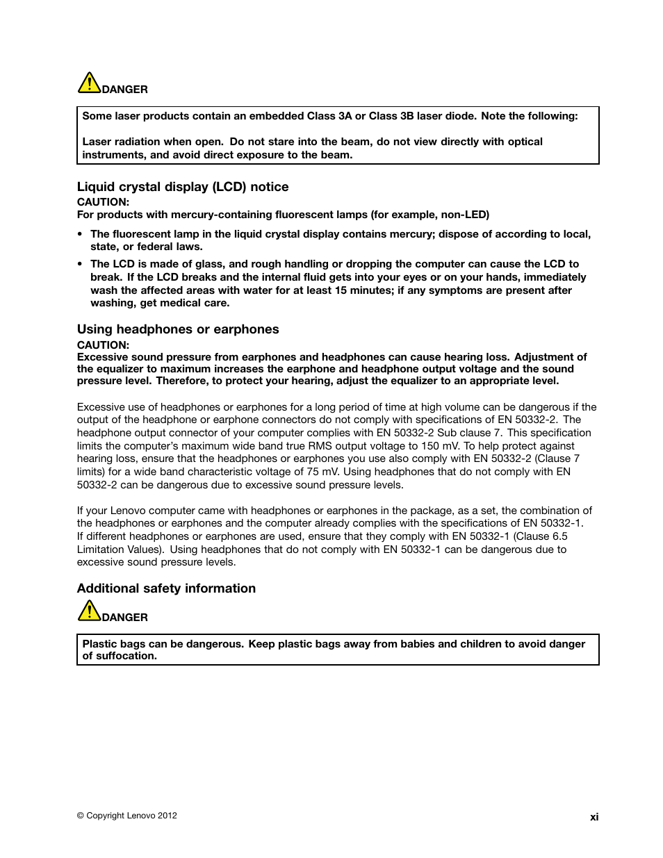 Lenovo E49 Notebook User Manual | Page 13 / 80