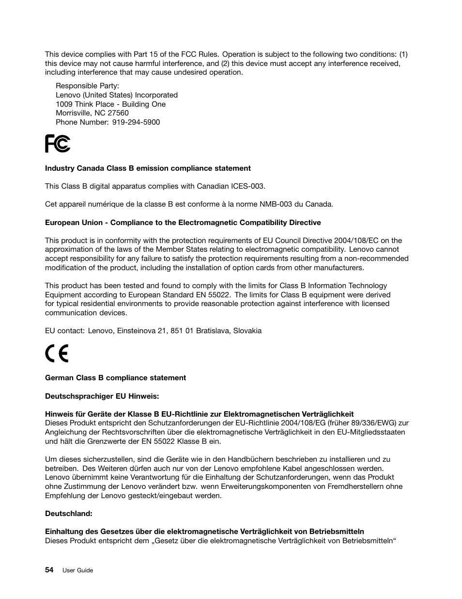 Lenovo E49 Notebook User Manual | Page 68 / 80