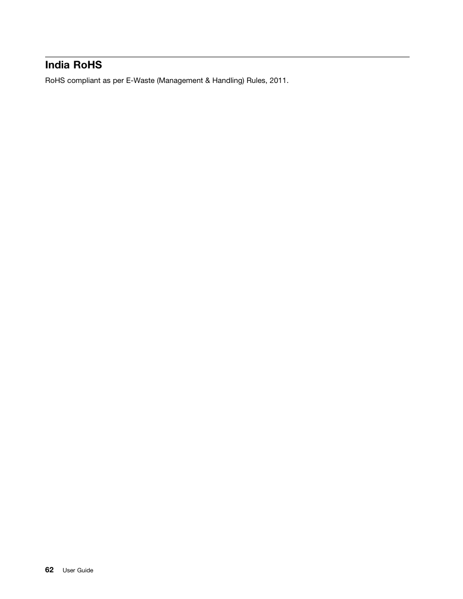 India rohs | Lenovo E49 Notebook User Manual | Page 76 / 80