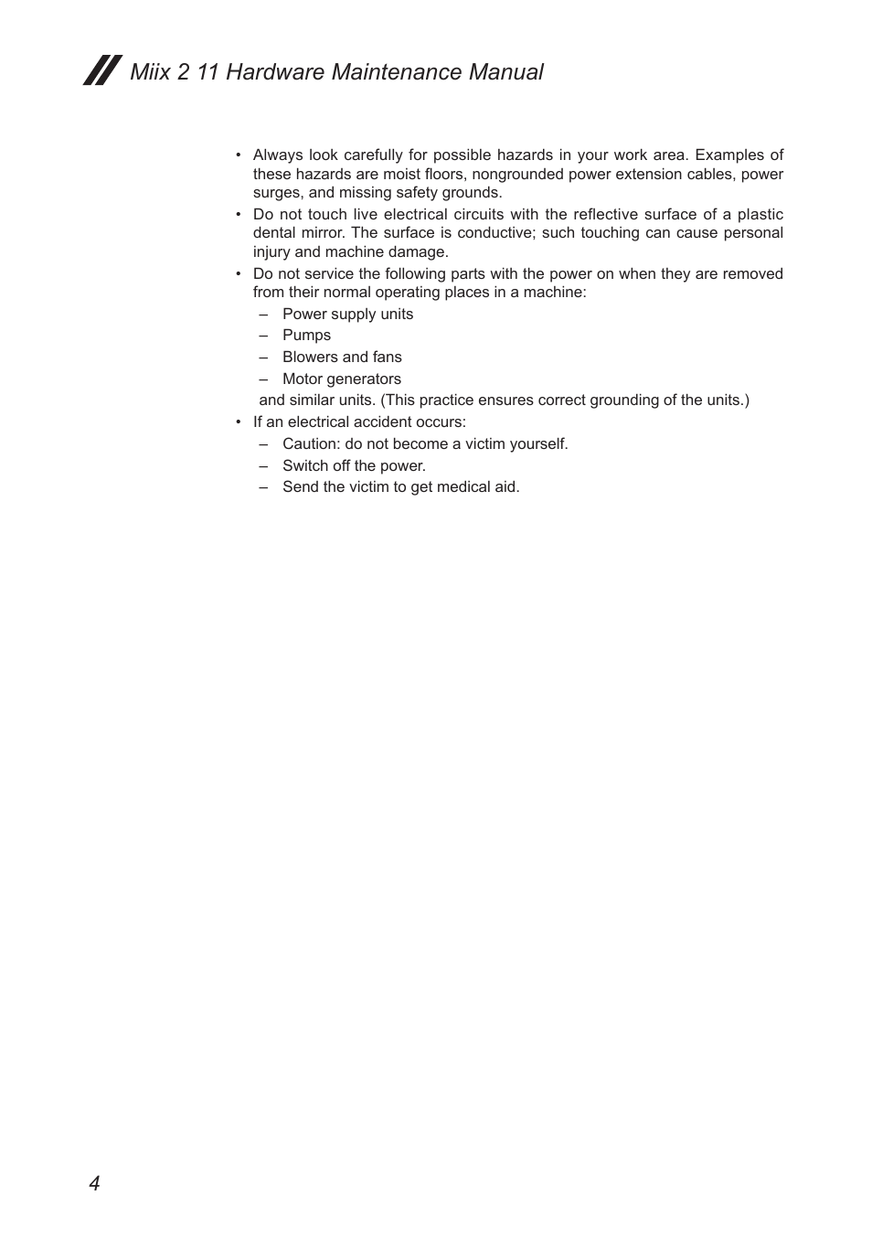 Miix 2 11 hardware maintenance manual | Lenovo Miix 2 11 Tablet Lenovo User Manual | Page 8 / 69