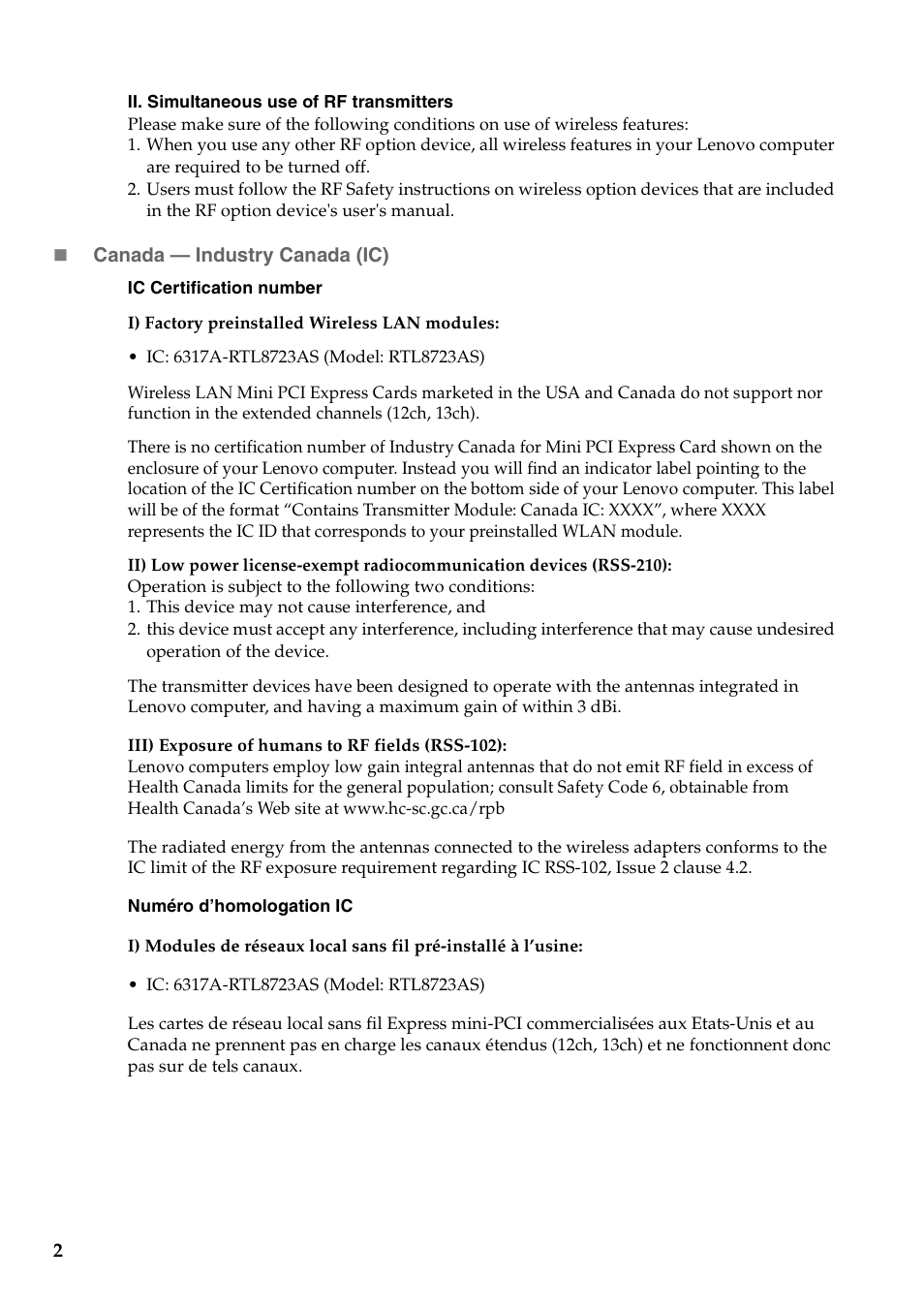 Lenovo Yoga 13 Notebook IdeaPad User Manual | Page 2 / 16