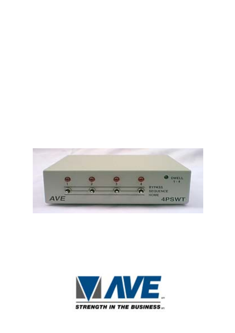AVE 4PSWT User Manual | 8 pages