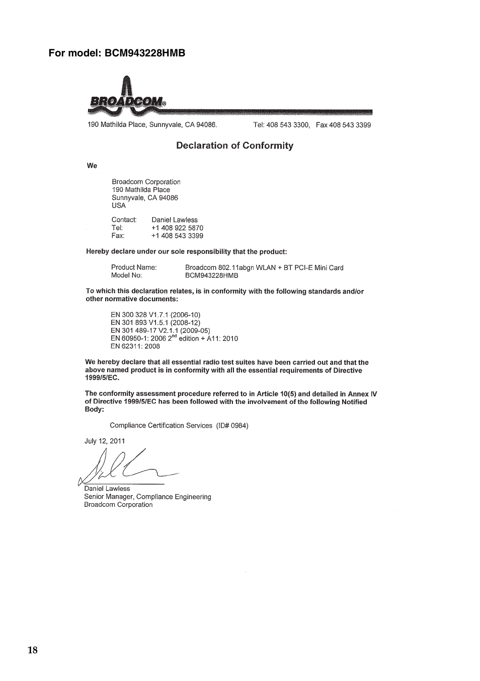 Lenovo IdeaPad Y400 Notebook User Manual | Page 18 / 38