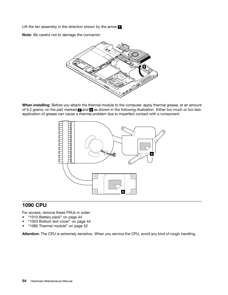 1090 cpu | Lenovo K49 Notebook User Manual | Page 60 / 100