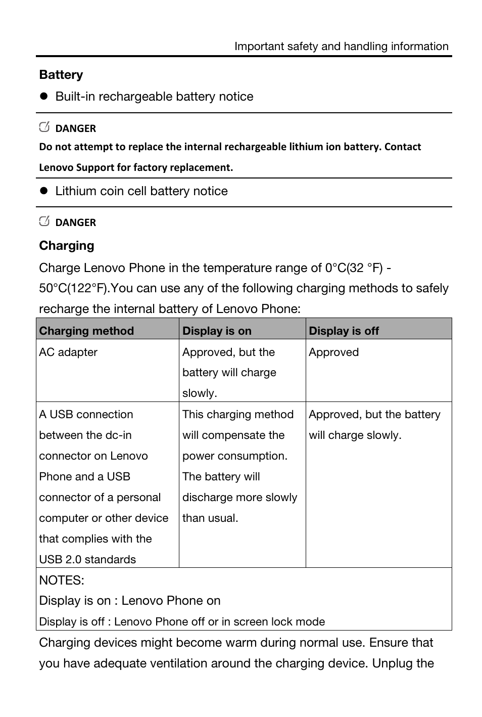 Lenovo A516 Smartphone User Manual | Page 4 / 20